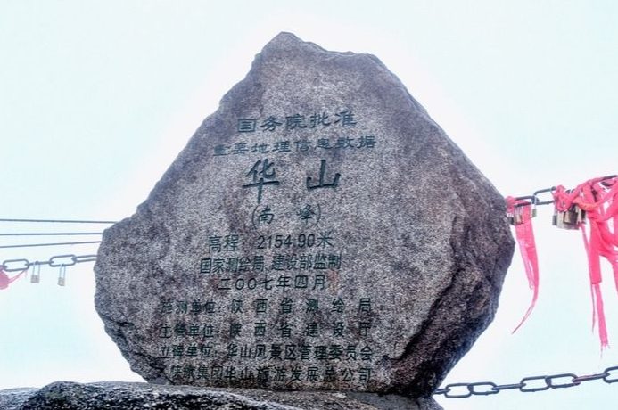 華山登山步道路線圖