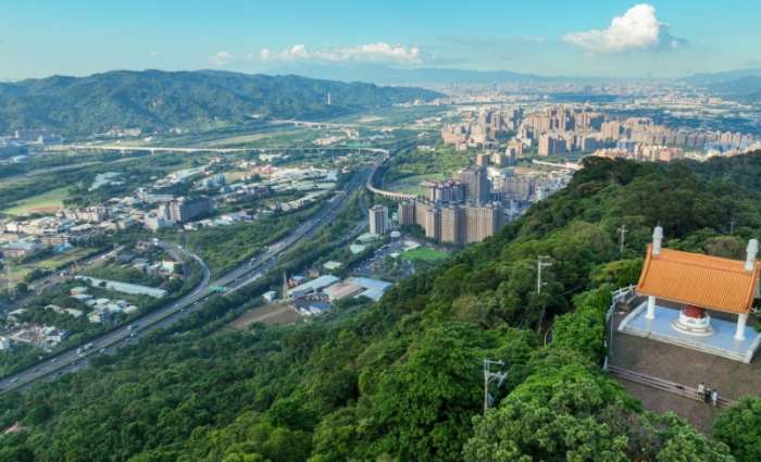 鳶山登山步道的地理位置